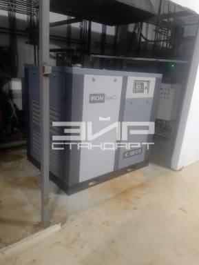 Поставка винтового компрессора IC 100/8 B IRONMAC — фото