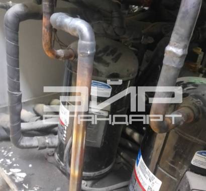 Замена медных трубок и хладагента на чиллере — фото-1_1