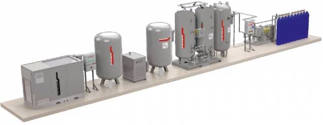 Станция заправки кислородных баллонов