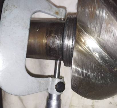 Капитальный ремонт компрессоров — Износ посадочного места подшипника — фото